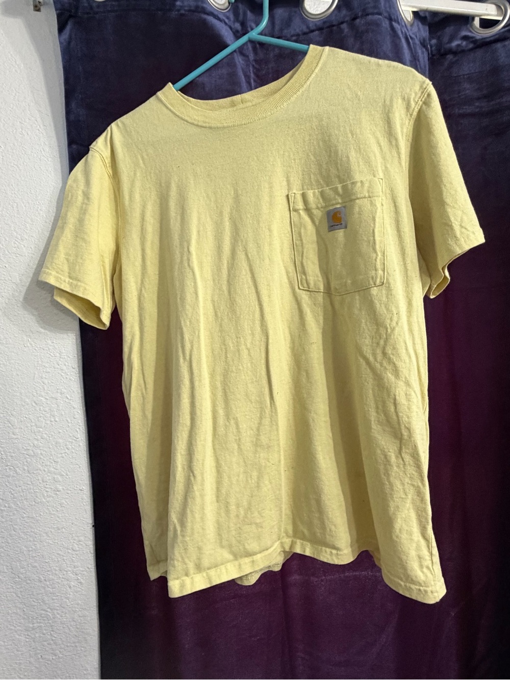 Carhartt womens Yellow Pocket T-Shirt